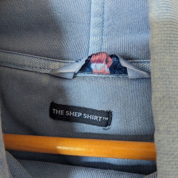 Vineyard Vines Garment-Dyed Blue Funnel Neck Shep Shirt - Picture 4 of 7